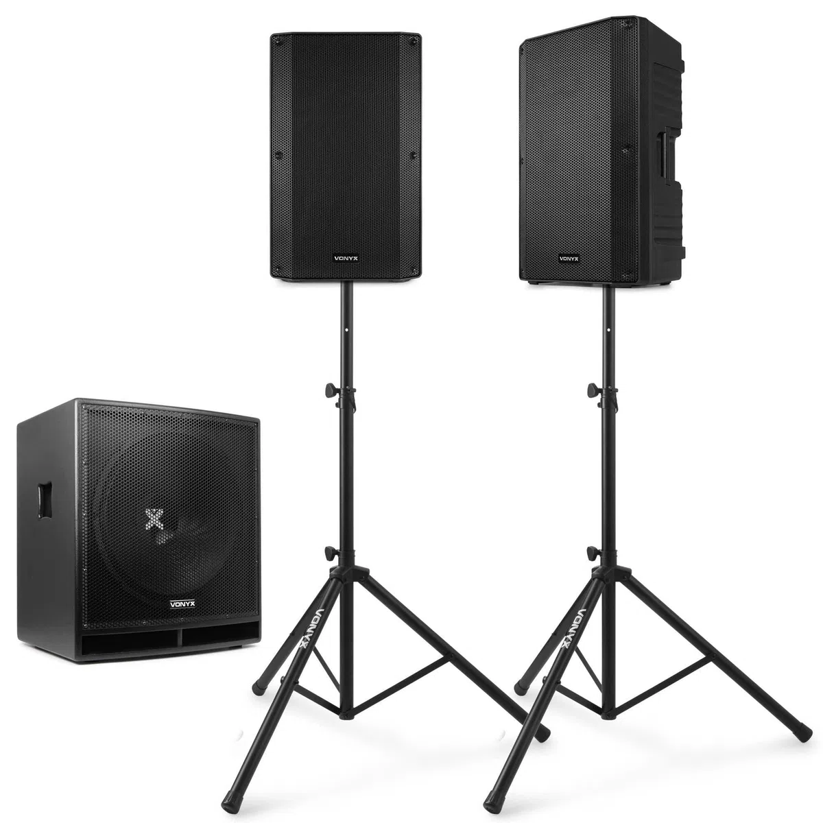Vonyx Sistema - Altavoz Activo 2400W Color Negro