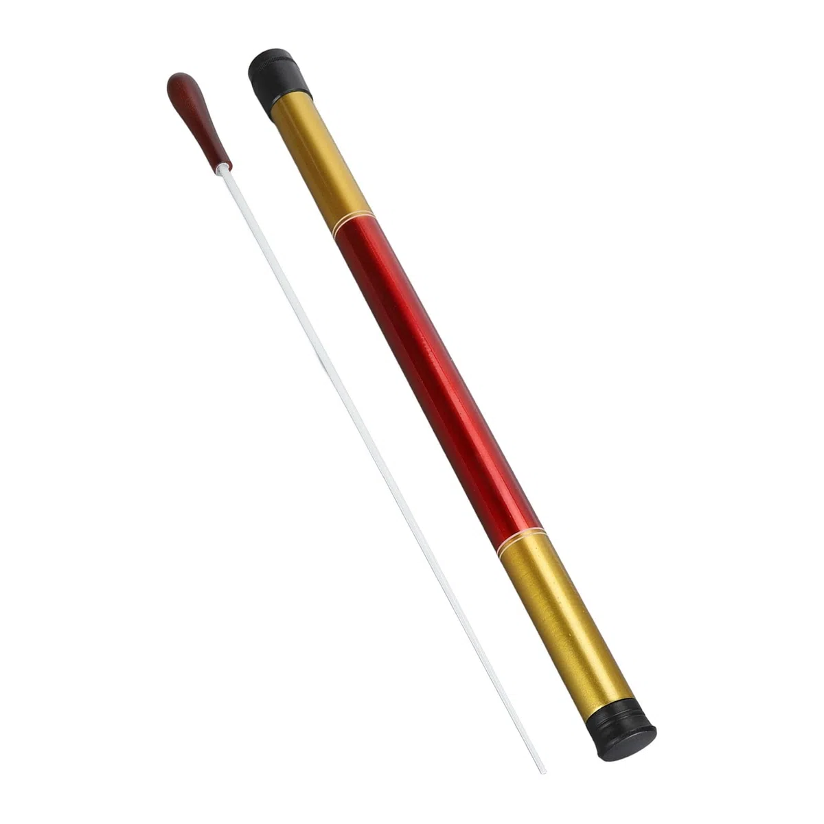 Bastón de Director de Orquesta, Bastón de Director de Música, Diseño de en Forma de Pera, 40 Cm de Longitud para Coro, Sinfonía, Orquesta