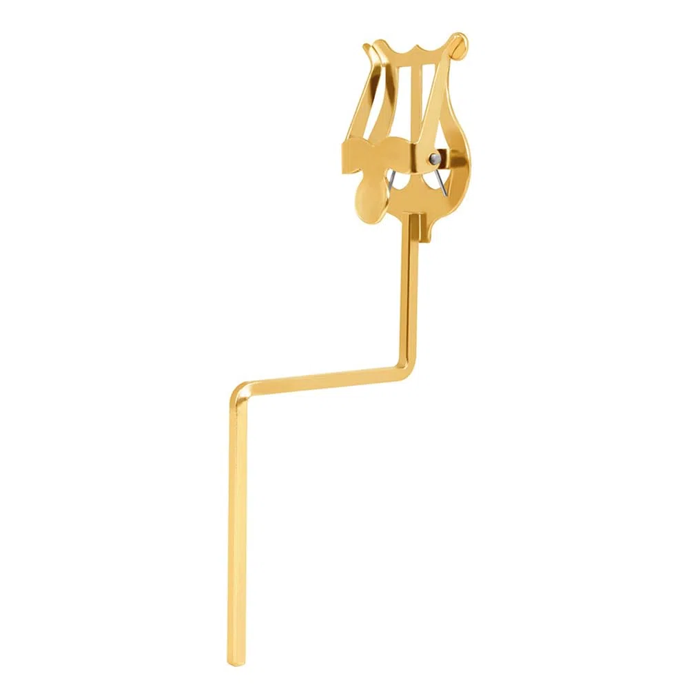 Atril para saxofón Dorado con Pinza para partituras de saxofón Alto Práctico Soporte con Abrazadera para Lira de saxofón Adecuado para saxofón Alto y saxofón Tenor