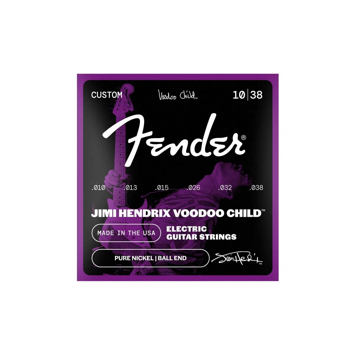 Fender Hendrix Voodoo Child™ Ball End Nickel 10-38