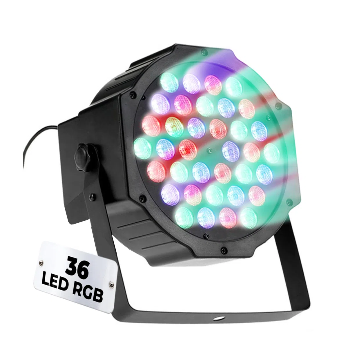 tempo di saldi Faro RGB de 50W a 120W con 36 Led Discoteca Sensor Sonoro Luz Colorido