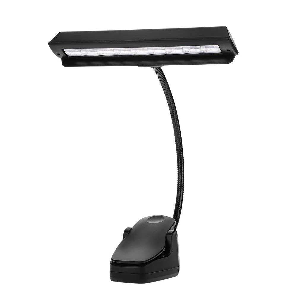 Lámpara para partituras,9 LED brillantes,Luz musical con clip portátil for músicos,estudiantes y ensayos en conciertos
