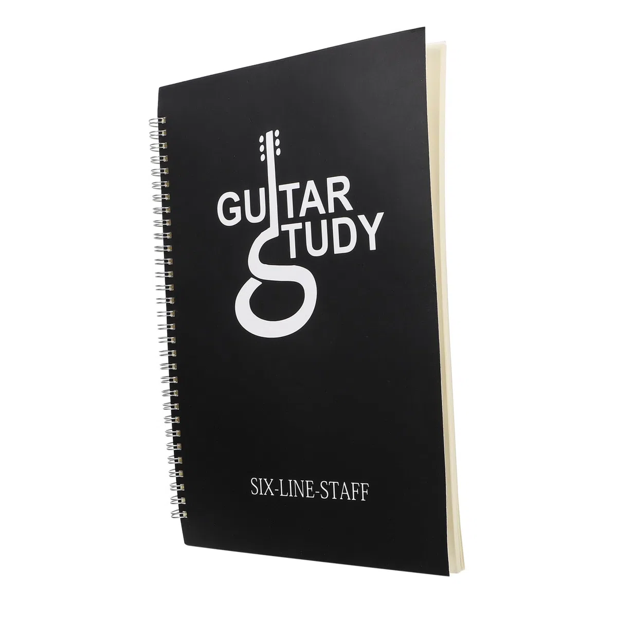 Libreta Pautada para Guitarristas Principiantes Diseño de Bobina, Páginas Desprendibles y Portátil para Música en Exteriores y Bolsa de Guitarra