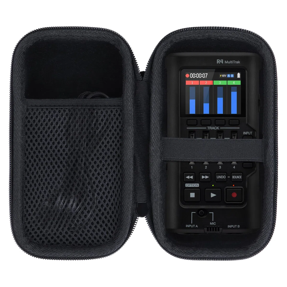 Lebakort Duro Caja Estuche Funda para Zoom R4 MultiTrak Grabadora Multipistas