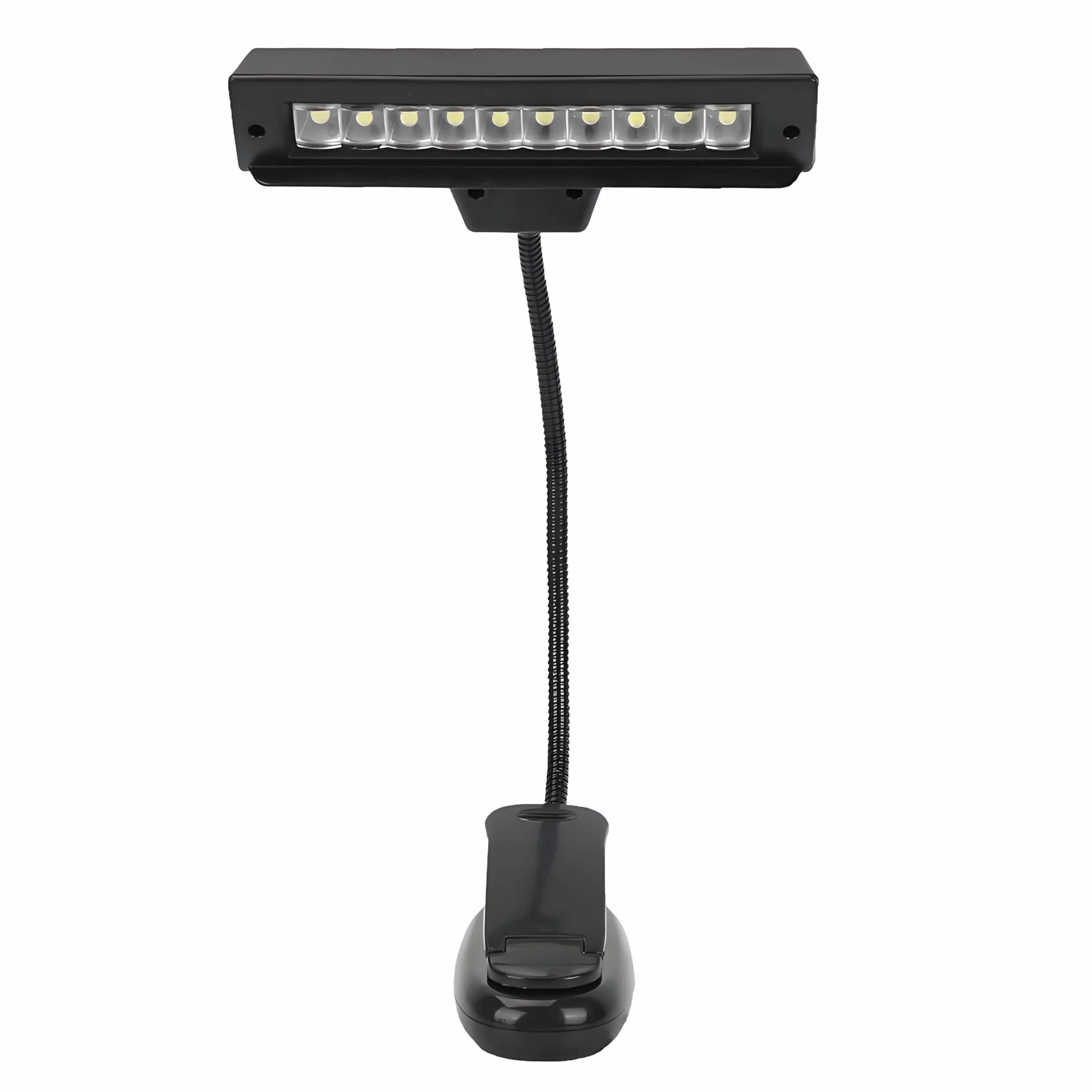 Clip On Music Stand Light, LED con Cuello de Cisne de 360 Grados, lámpara portátil para Escritorio, Mesa, Música, Estudio, Oficina, Hogar