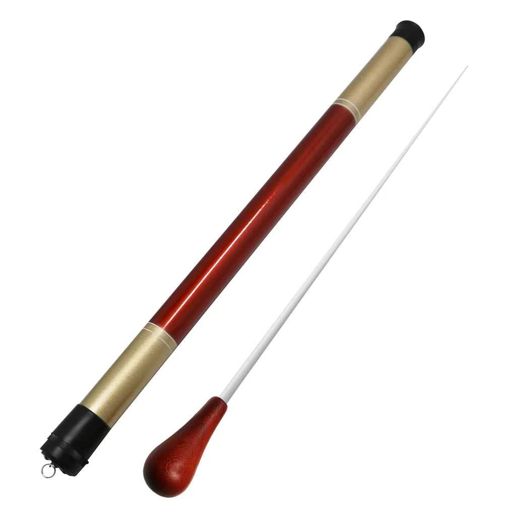 Music Baton Orchestra Baton - Batón de conducción con manga de tubo, wood Handle