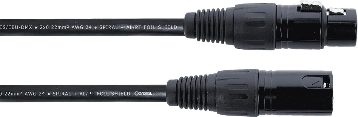 CORDIAL - Cable DMX XLR 3 puntos 2 m