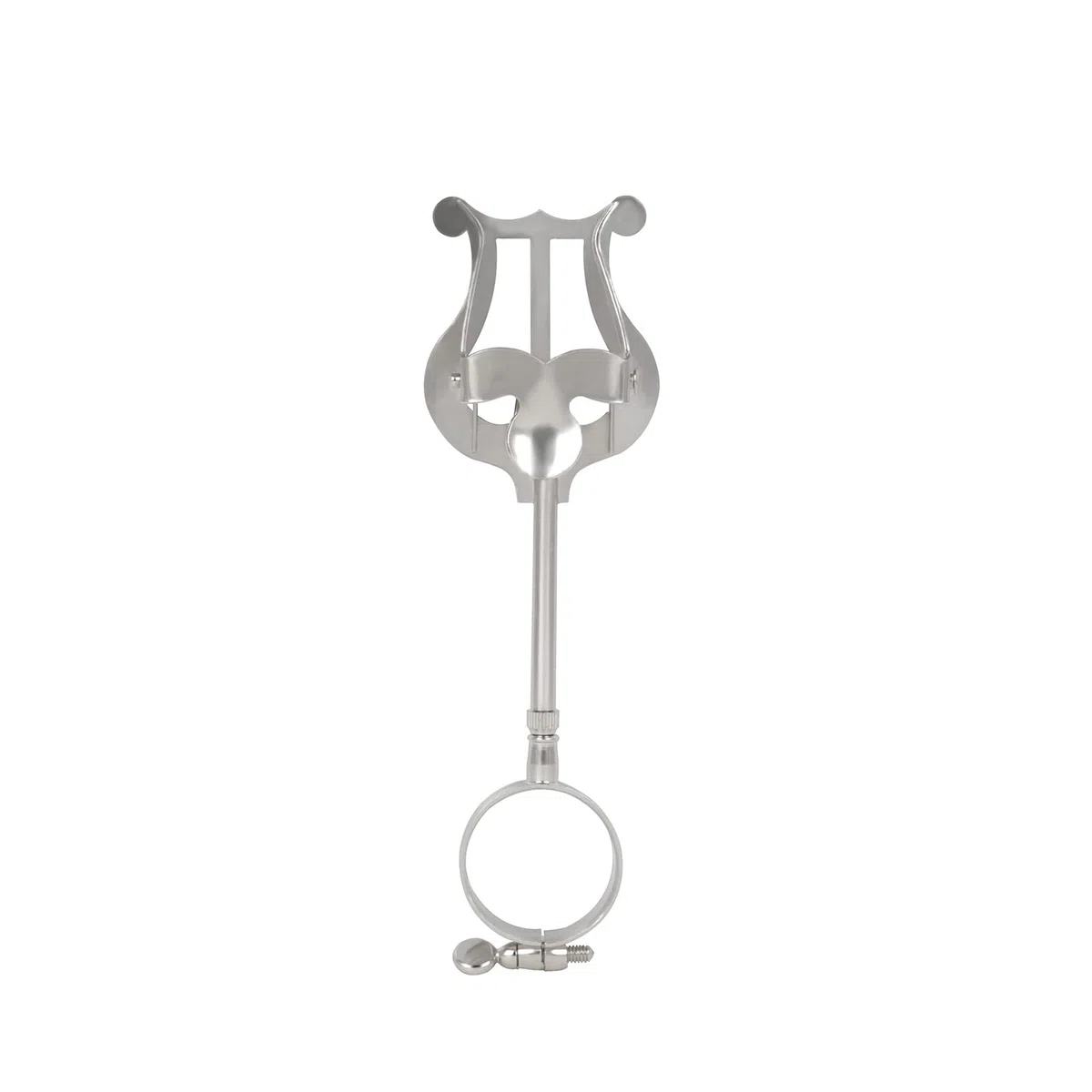 Benkeg Lira para Clarinete,Clarinete Marching Lyre Soporte de música portátil Clip de Hoja de música Abrazadera de Hierro en el Soporte