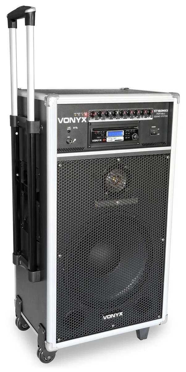 Vonyx ST180 Sistema PA Bluetooth 450W con CD y micros